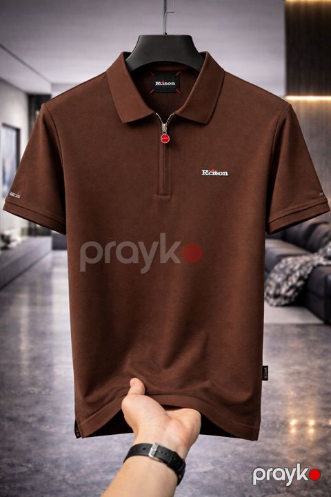Polo kişilər üçün VC_2069918, qəhvəyi, pambiq, ölçü XL — Bakı
