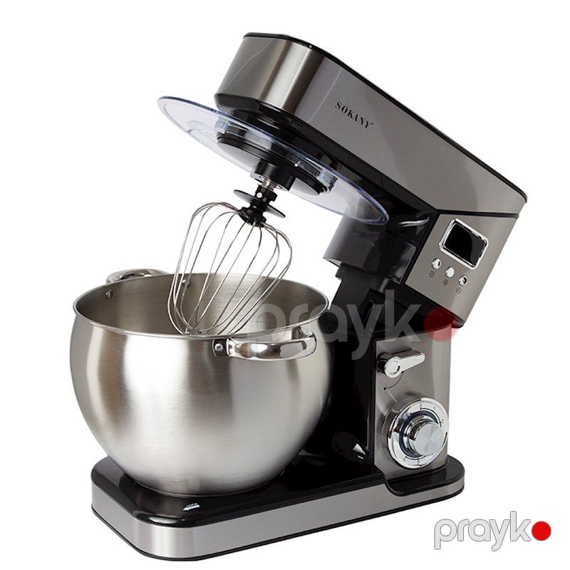 Sokany SC-623E 2000W Güclü Mikser – 10L Böyük Qab, 6 Sürət, Peşəkar Xəmir Yoğuran Mətbəx Köməkçisi — Blenderlər, xırdalayanlar və mikserlər, Bakı (2)