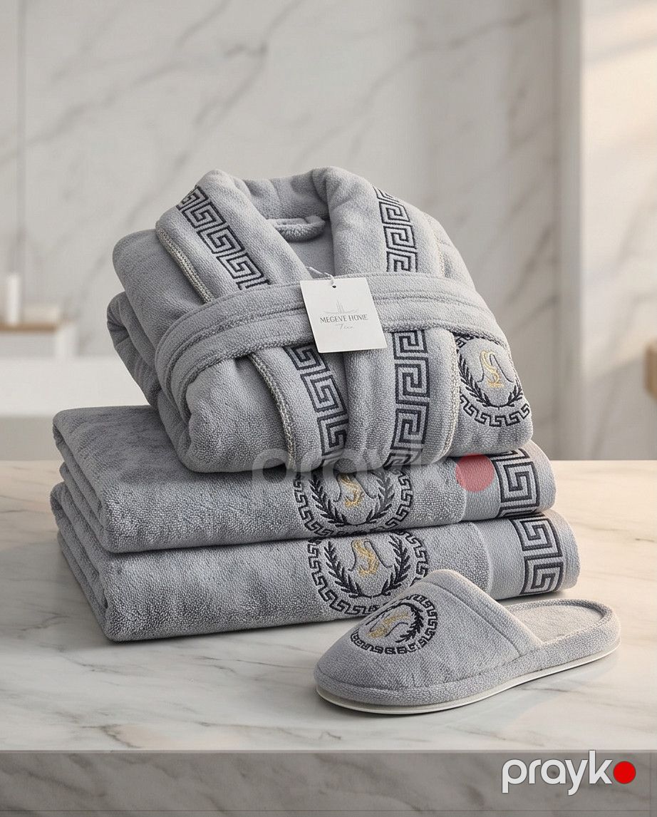 Xələt dəsti kişilər üçün Maison Dor, boz, pambıq, ölçü L/XL — Mallar, Bakı (2)