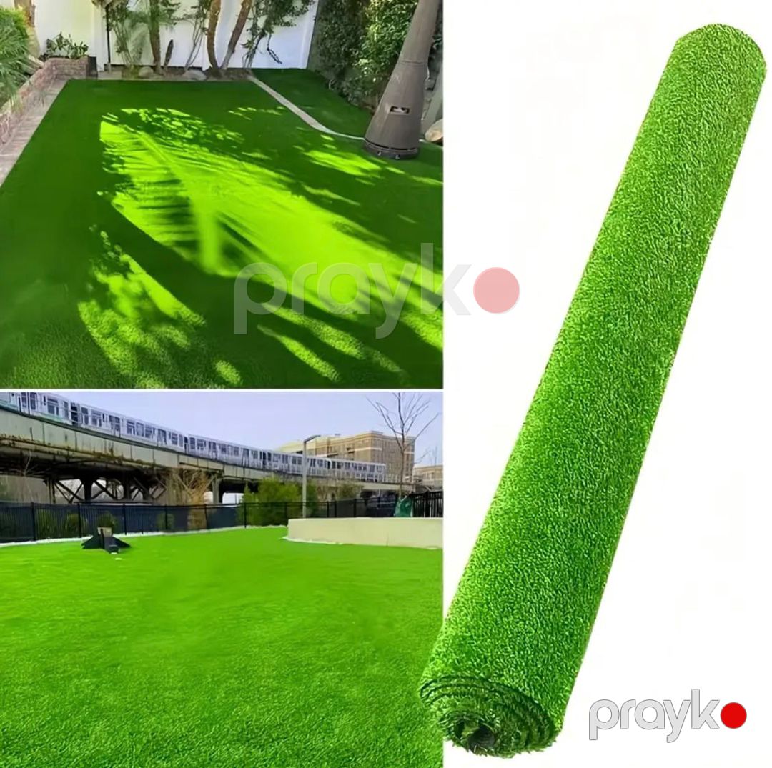 Süni qazon, plastik, yaşıl, 5x2x20 sm — Mallar, Bakı (3)