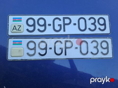 Avtomobil qeydiyyat nişanı -99-GP-039 — Sumqayıt