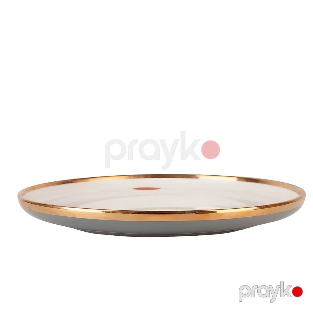 Boşqab Nouvelle Home Royal Line Gray, farfor, 25 sm — Mallar, Bakı (2)