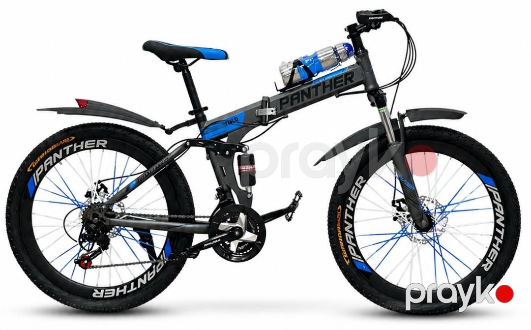 Qatlanan velosiped Panther ABC_24, 24", göy — Velosipedlər, Bakı (2)