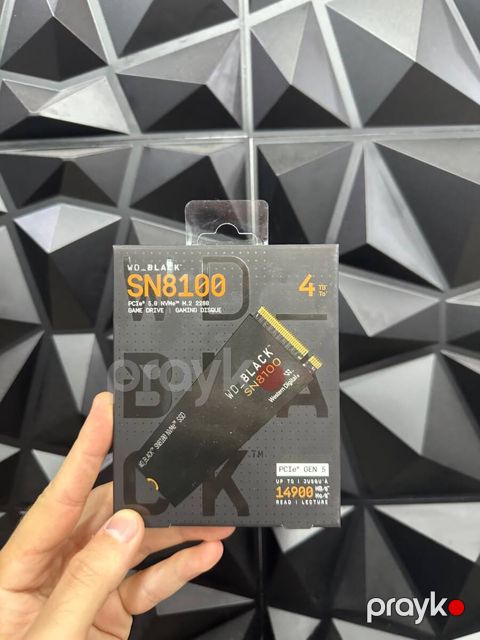 SSD wd black SN8100 4TB M.2 NVMe SSD 14900 MB/s — Bakı
