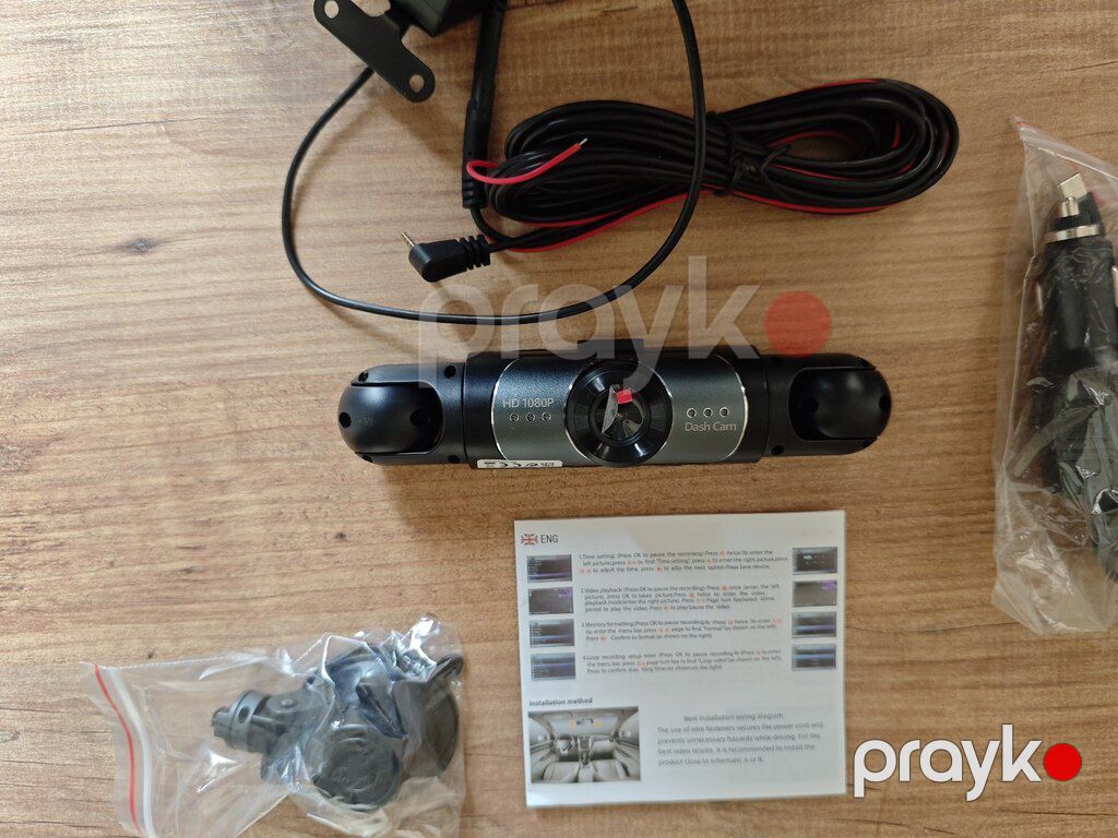 4 Kameralı 1080P Avtomobil DVR + 64GB SD kart — Ehtiyat hissələri və aksesuarlar, Bakı (10)
