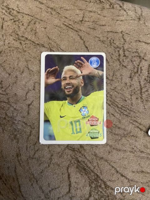Futbol kolleksiya kartı – Braziliya yığmasının 10 nömrəli hücumçusunun — Digah