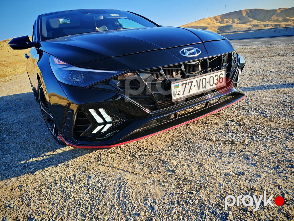 Hyundai Elantra N Line, 1.6 L, 2023 il, 83 800 km — Avtomobillər, Bakı (3)