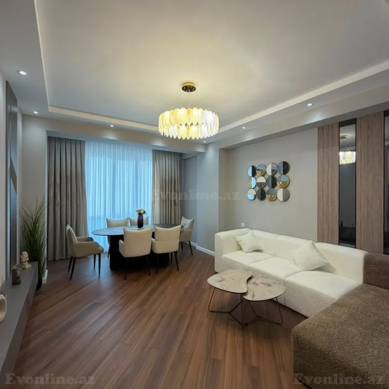 Satılır 3 otaqlı Mənzil Yeni tikili 114 m² Bakı, Binəqədi r., Azadlıq prospekti m., 7-ci mikrorayon — Bakı