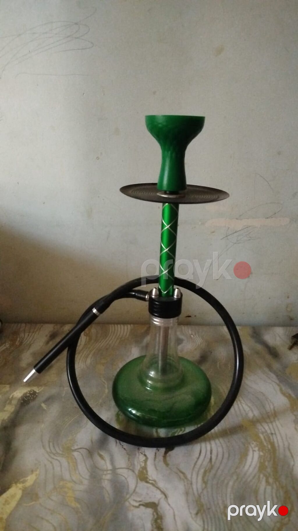Mini nərgilə seti – yaşıl rəngli Xüsusiyyətlər: - Kompakt ölçü: kiçik — Elektronik siqaretlər, Bakı (2)