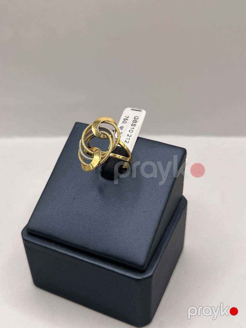 Qadın qızıl üzük Goldbaku 4021222 750 əyarlı, 2.72 qram, ölçü 17.5 - goldbaku4021222 — Mallar, Bakı (2)