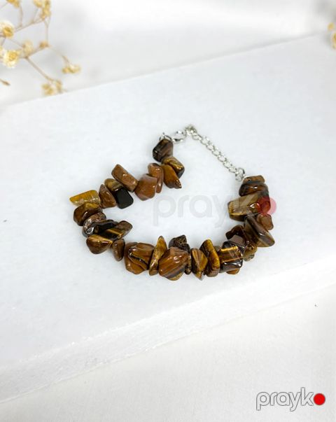 Qolbaq qadınlar üçün Gemstone_096 pələng gözü, qəhvəyi — Bakı