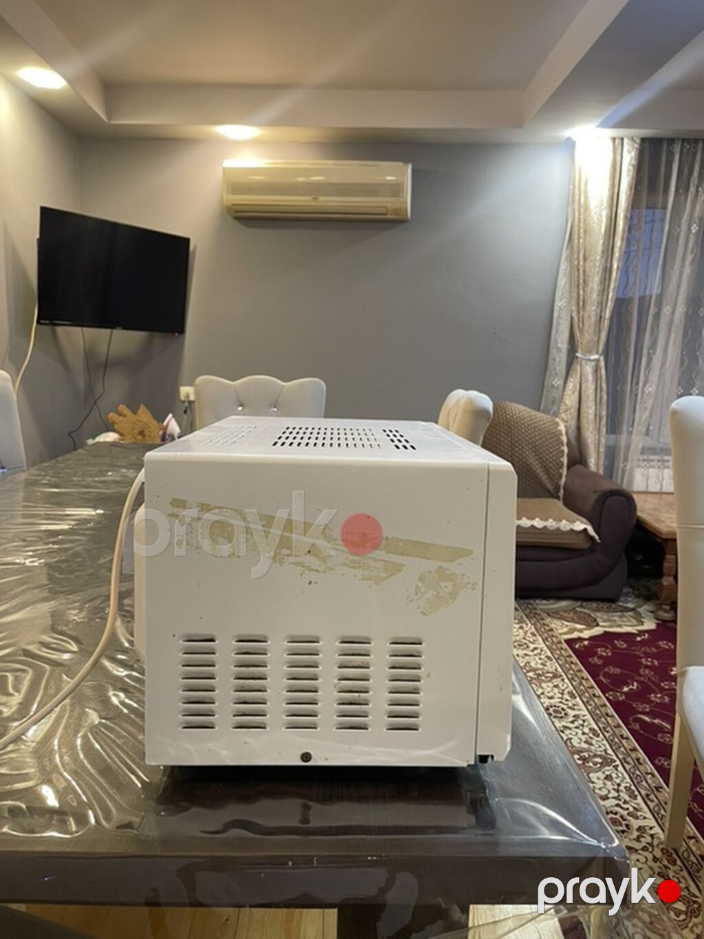 Mikrodalğalı soba Gorenje, Ayrıca dayanan, Mikrodalğalar ilə, rəng - Ağ, İşlənmiş — Mikrodalğalı sobalar, Digah (4)