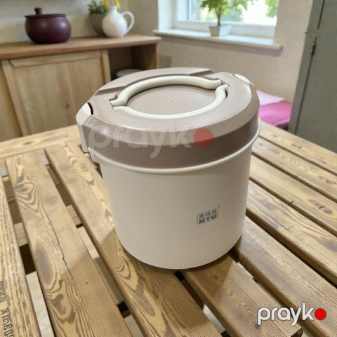 Qida üçün termos, metal/plastik, qəhvəyi/bej, 1.6 l — Bakı