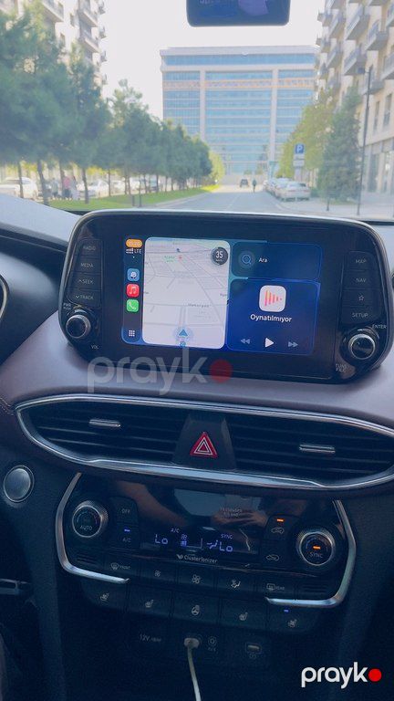 Hyundai Santa Fe, 2.0 L, 2019 il, 158 600 km — Avtomobillər, Bakı (7)