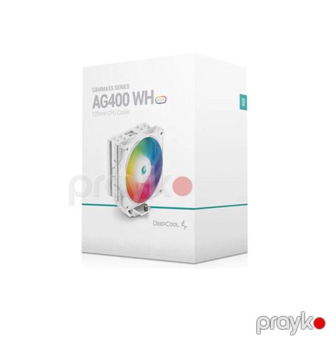 Cpu Cooler "Deepcool Ag400 Argb White" — Bakı
