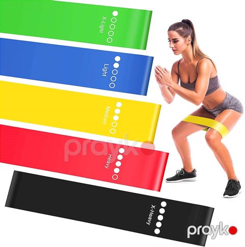 Fitnes-rezin dəsti 2262_202304093/0063, 60sm, rezin, rəngbərəng, 5 əd — Bakı