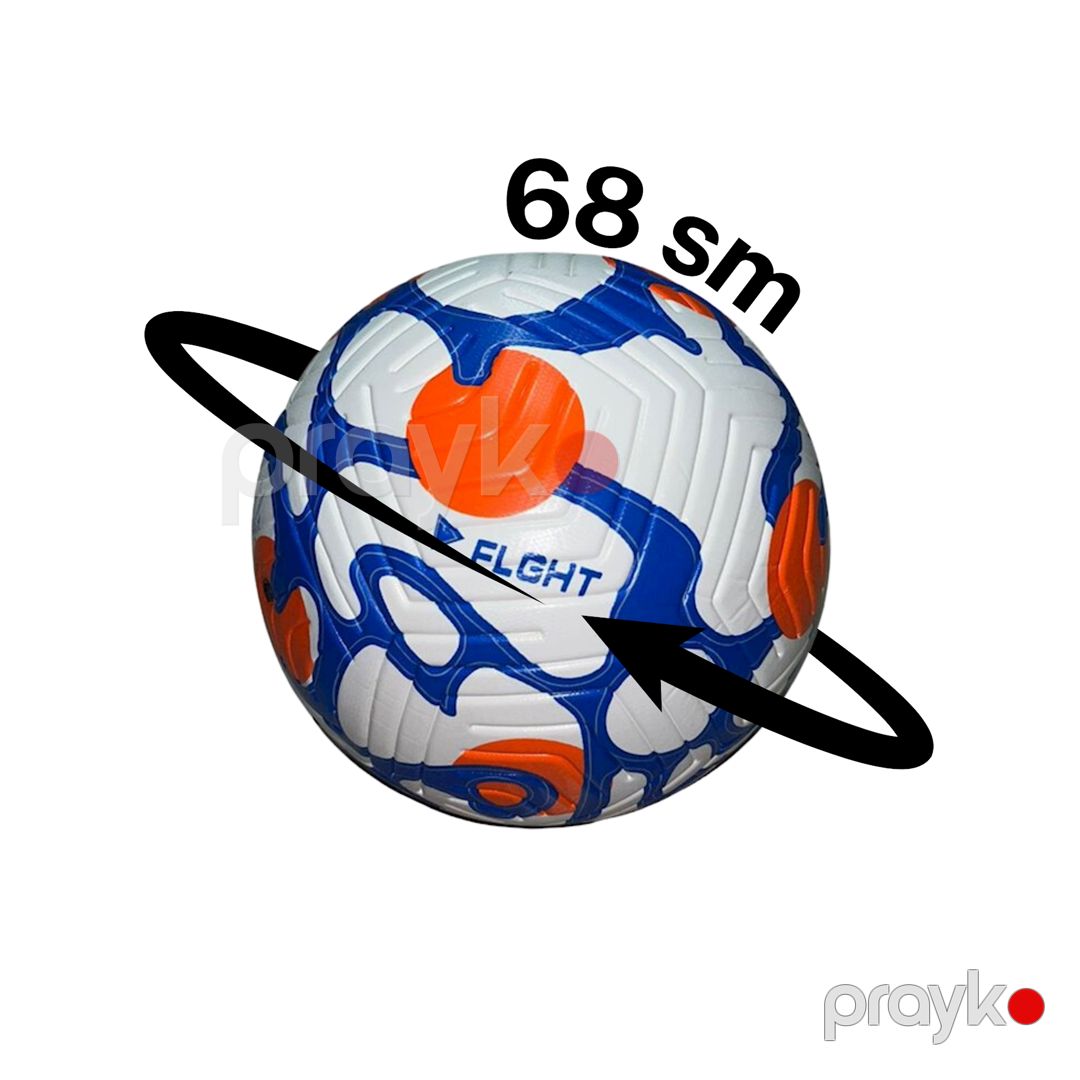 Futbol topu Flight 2189, 68 sm, ağ/mavi/narıncı — Mallar, Bakı (2)
