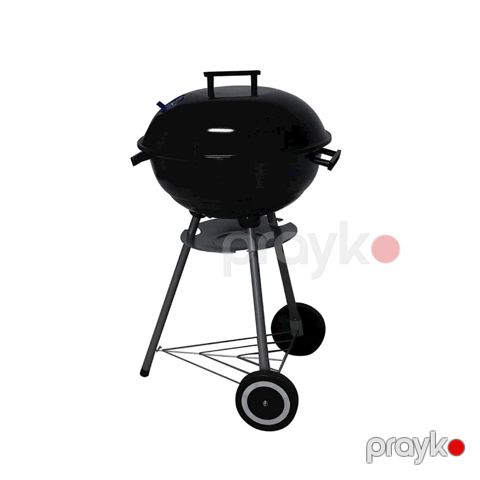 Manqal Kumtel KB-453Y kömürlü, qara — Bakı