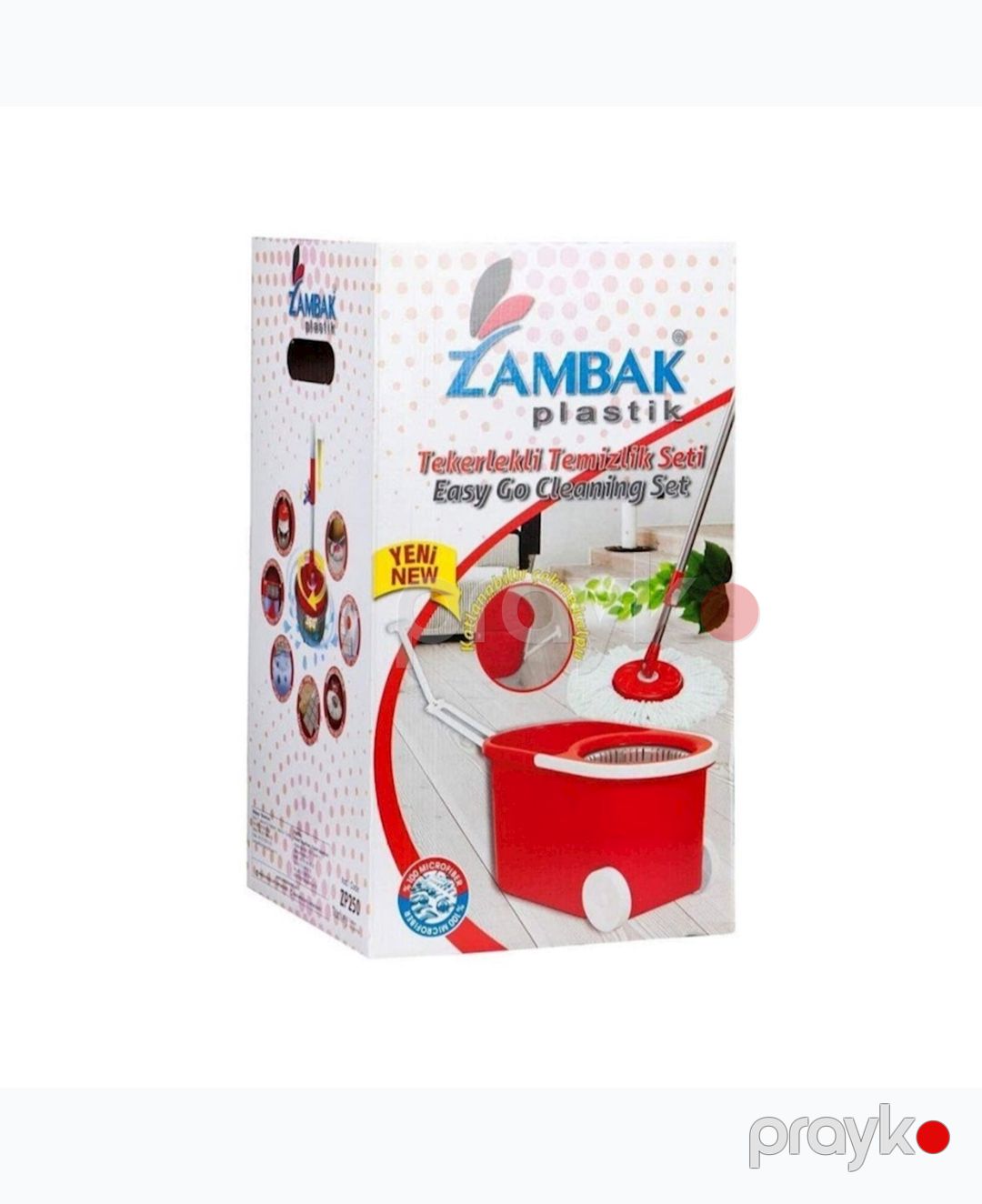 Təmizləmə dəsti Zambak plastik HMSD_ZM29, plastik, qırmızı — Mallar, Bakı (3)
