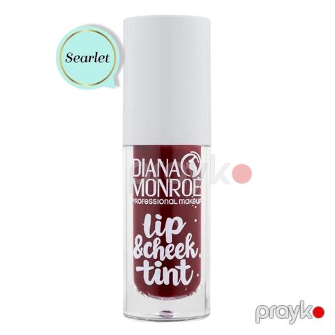 Dodaq və yanaq tinti Diana Monroe Tint Lip Cheek Searlet LP400 5 ml — Bakı