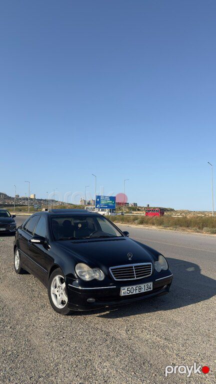Mercedes C 200, 2.0 L, 2000 il, 378 000 km — Avtomobillər, Bakı (2)