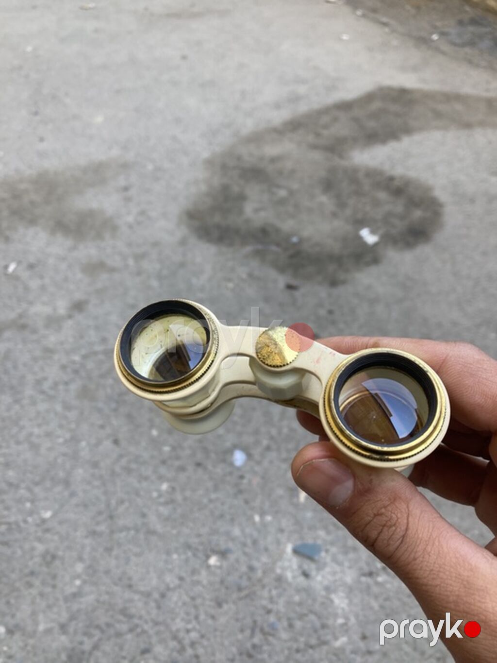 Teatr/binokl – 2.5x65 - Klassik üslubda teatr binoklu - Korpus: krem — Binokl, Bakı (2)