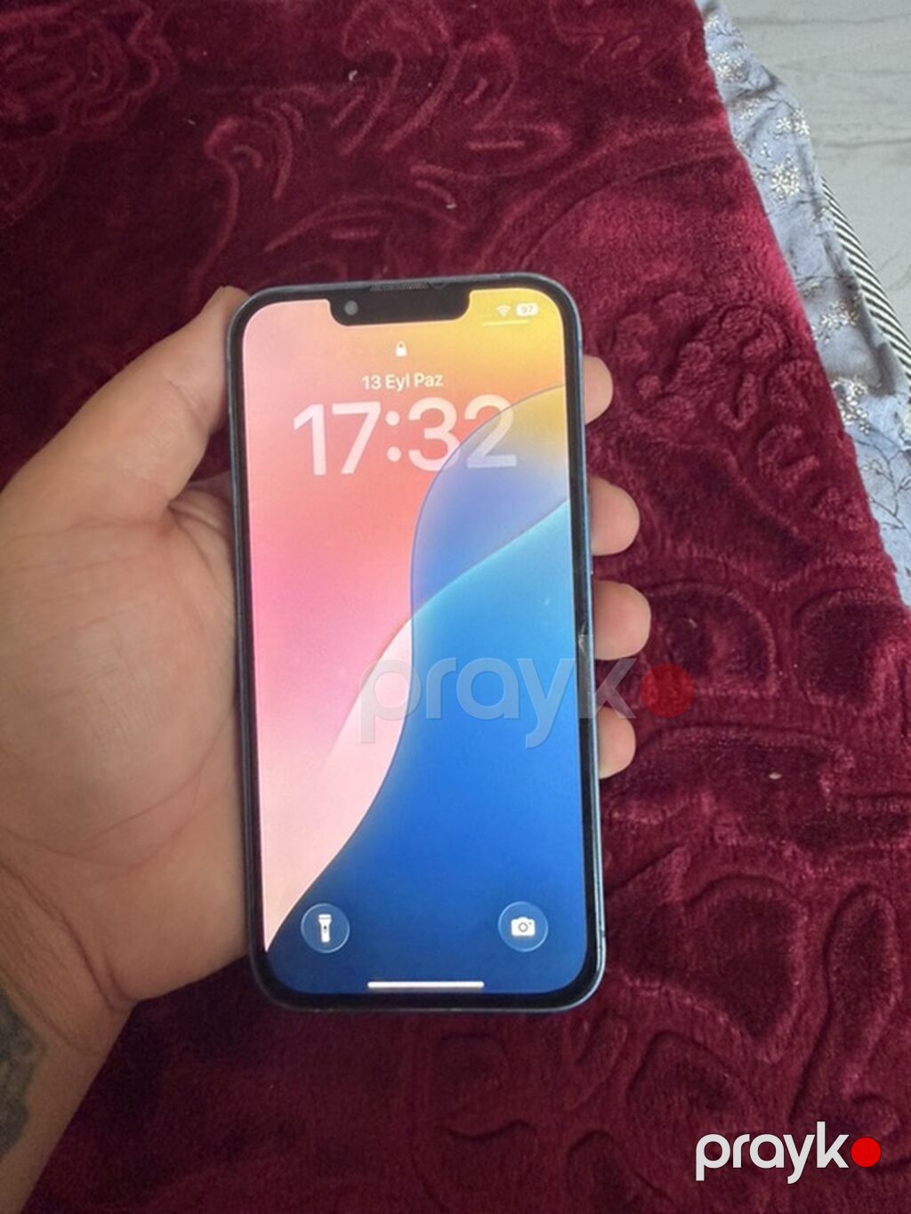 IPhone 13, Mavi, Face ID — Apple iPhone, Bakı (6)