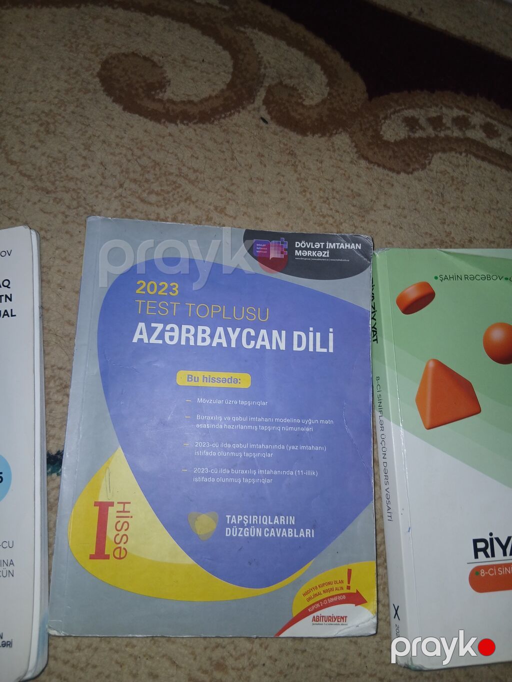 DİM və Güvən nəşrlərinin hazırlıq vəsaitləri paketi Dəstənin tərkibi — Kitablar, Masazır (3)