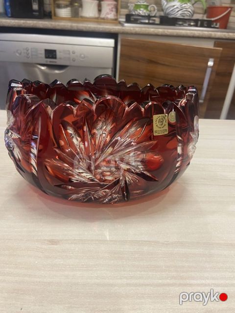 Bohemia Caesar Crystal kəsim kristal qab dəsti - İstehsal: Çexiya — Bakı