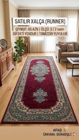 65 Azn Gence Xalcasi 2/5 ölcusunde yuyulub,temizdir.Difekti — Lala