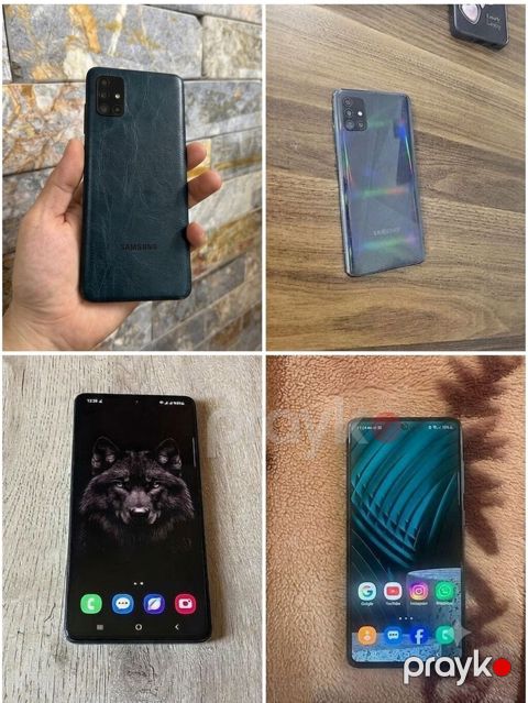 Samsung Galaxy A51, 64 GB, rəng - Qara, Barmaq izi — Bakı