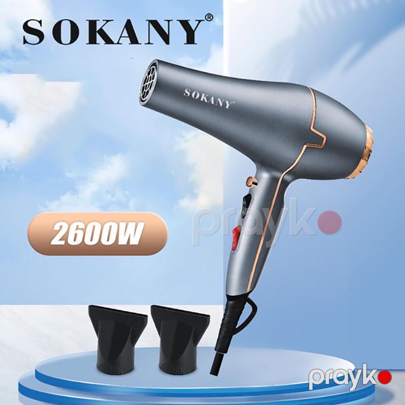 Sokany SK-8807 – Professional Saç Feni, Turbo Güc və İon Texnologiyası — Saç burmağa və düzəltməyə, Bakı (5)