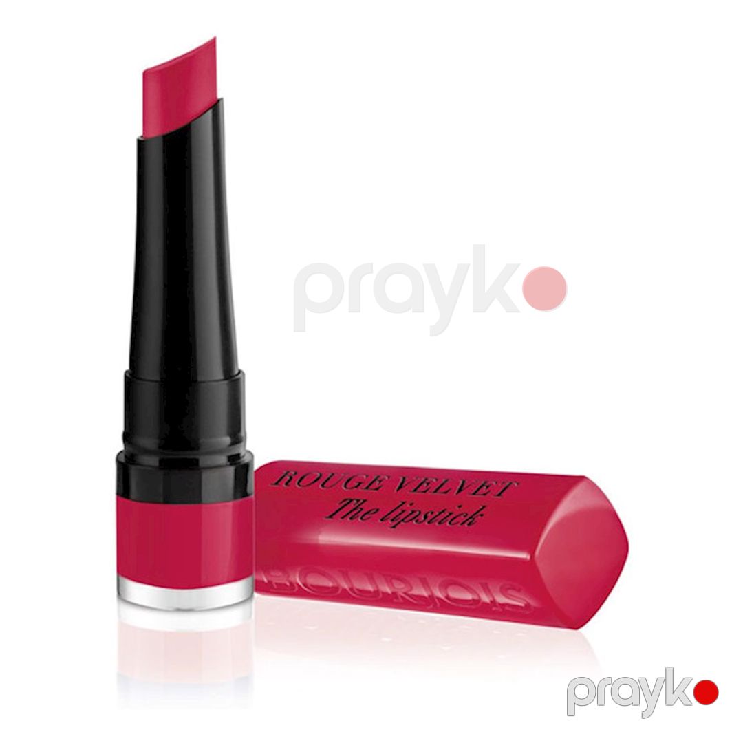 Dodaq boyası Bourjois Rouge Velvet The Lipstick 09 Fuchsia Botte 2.4 q — Mallar, Bakı (2)
