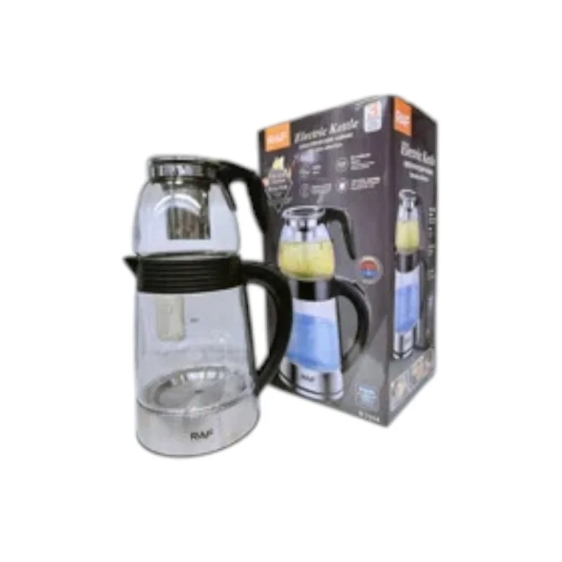 Elektrik çaydan DSP 1286 dəst, 1.7 L + 0.6 L, 1850–2200 Vt, borosilikat şüşə və paslanmayan polad - wel149 — Etrend.az — Kitchen appliances