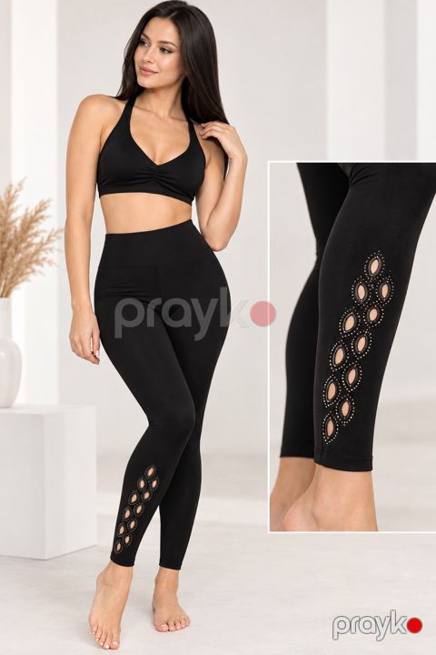 Leqqins 8213, qara, poliester, ölçü One size — Bakı