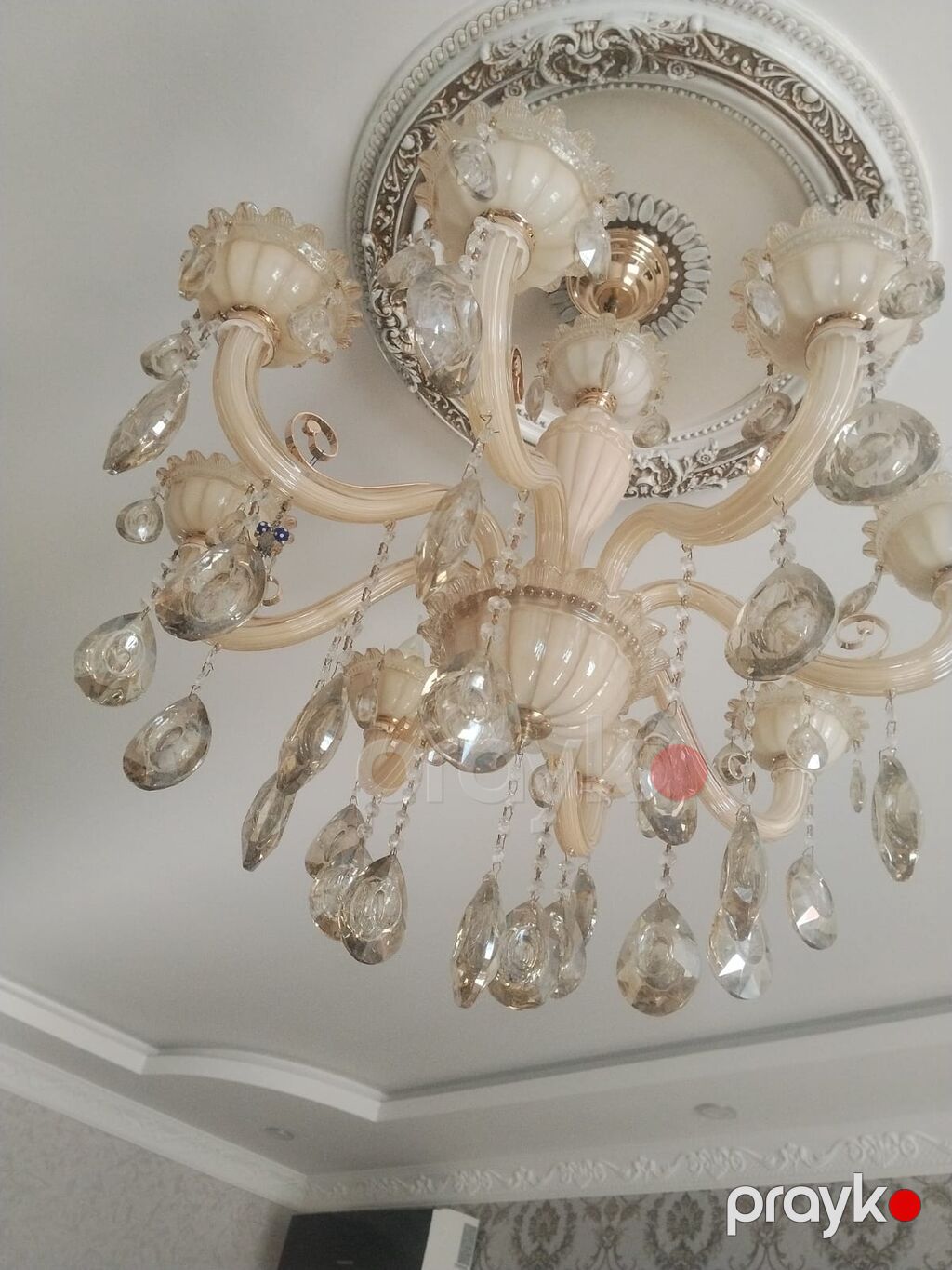 Çılçıraq, 8 lampa, Farfor — Tavan is?qlar? v? cilc?raqlar, Saray (4)