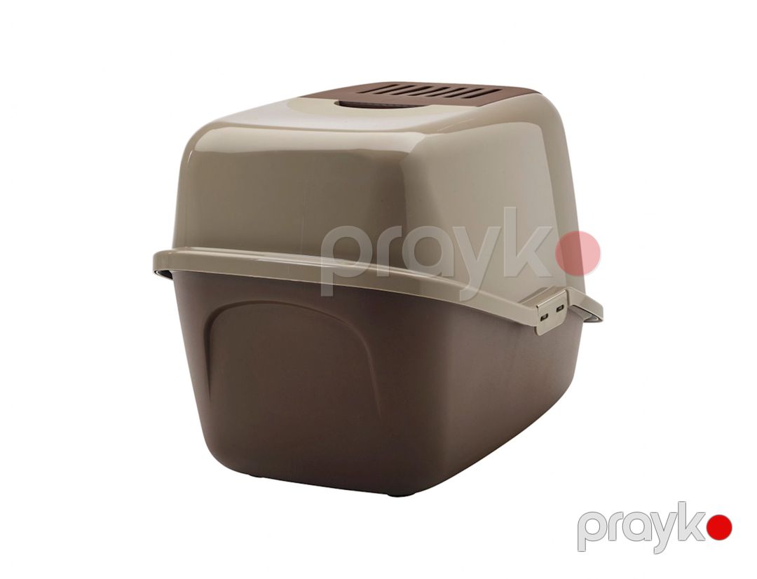 Qapalı tualet pişiklər üçün Savic filtr ilə qəhvəyi 56×39×38.5 sm — Tualetlər, Bakı (3)
