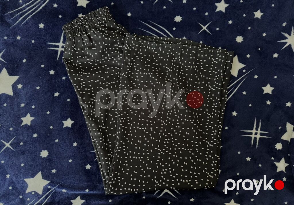 Qadın pijama dəsti - İki hissəli dəst: bluz və şalvar - Rəng: tünd — Ev paltarı, Mehdiabad (2)