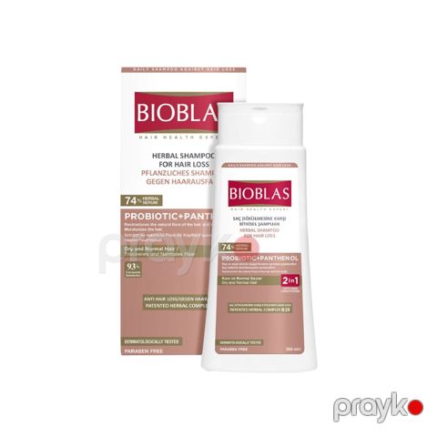 Şampun Bioblas Probiotic + Panthenol Saç tökülməsinə qarşı 360 ml — Bakı
