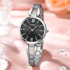 Qadın qol saatı Curren 9092 silver black — Mallar, Bakı (3)