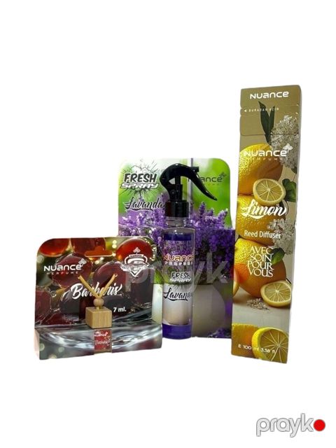 Ətirlər dəsti Tam hədiyyə 3-lü - Limon-Lavanda-Barbaris-0178 — Bakı