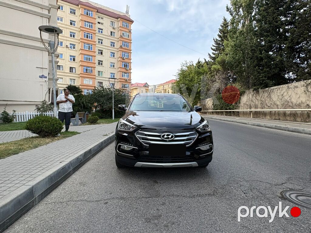 Hyundai Santa Fe, 2.0 L, 2018 il, 48 000 km — Avtomobillər, Bakı (4)