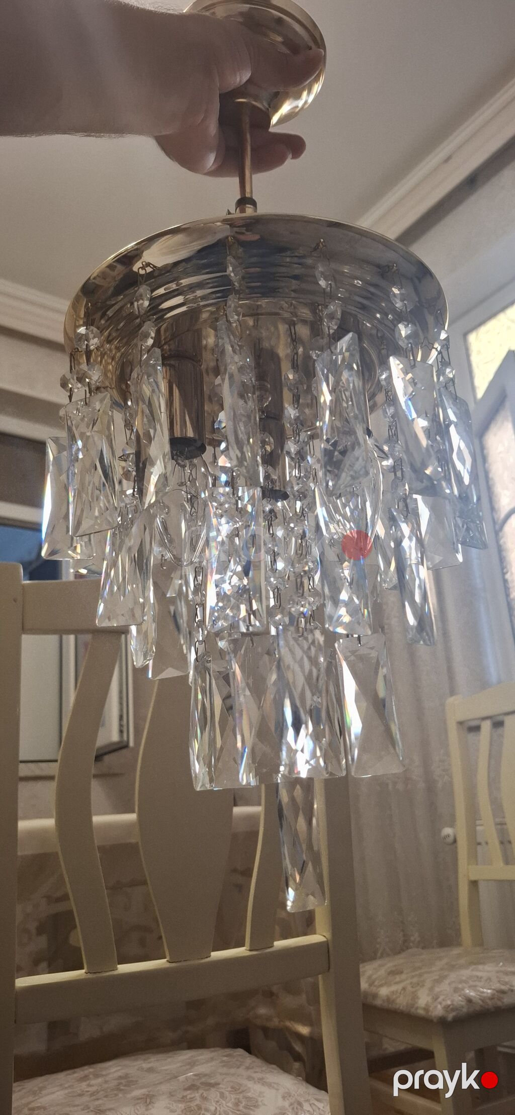 Çılçıraq, 3 lampa, Şüşə — Tavan is?qlar? v? cilc?raqlar, Bakı (4)