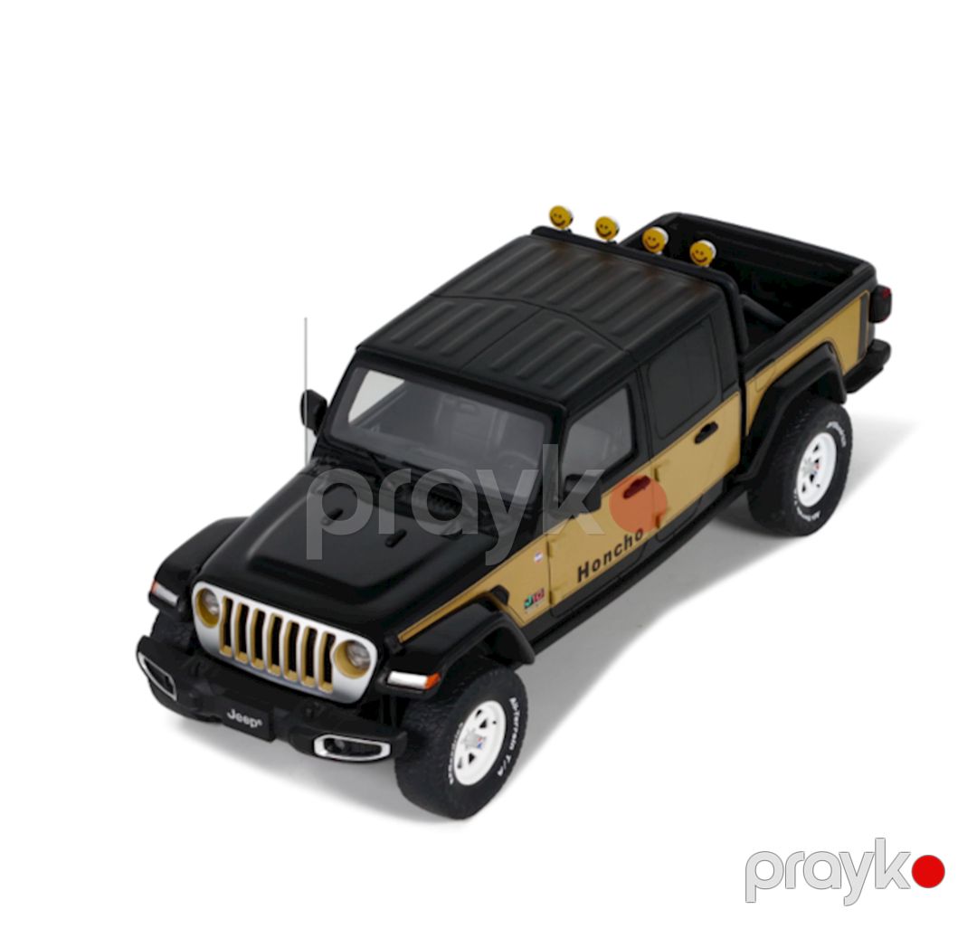 Oyuncaq maşın GT Spirit Diecast Jeep Gladiator Honcho, qara — Mallar, Bakı (2)