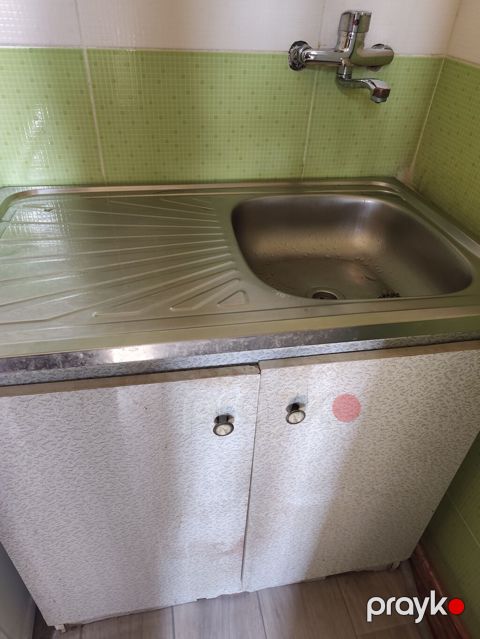 Mətbəx üçün paslanmayan poladdan birgə lavabo və dolab dəsti — Gəncə