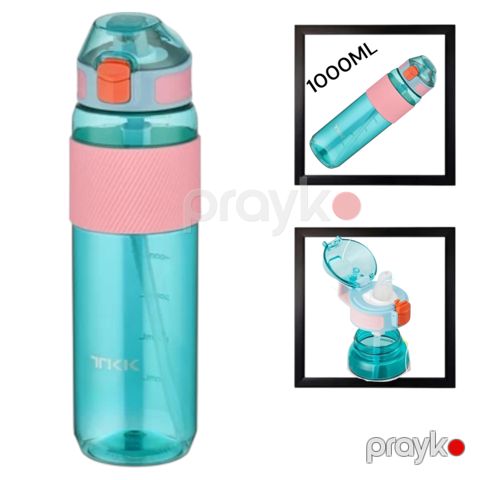 İdman su qabı WS1289, mavi, 1000 ml — Bakı