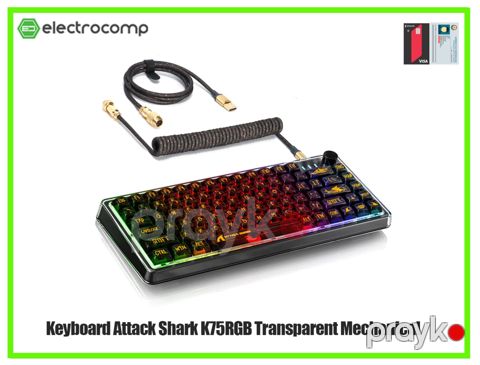 Mexaniki klaviatura ''Keyboard Attack Shark K75RGB" — Bakı