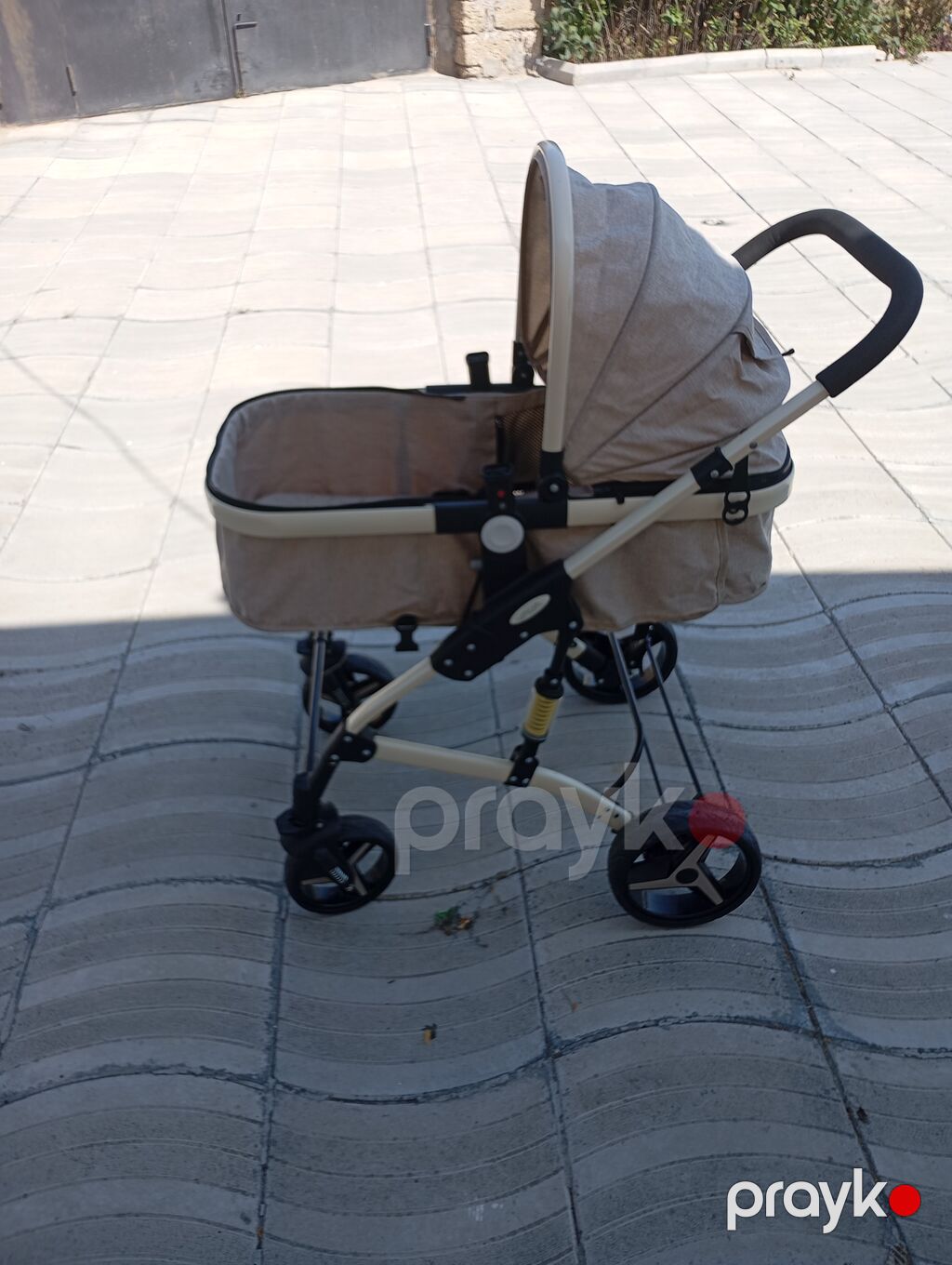 Uşaq arabası – transformasiya olunan 2‑də‑1 model - Rəng: bej (şampan — Arabalalar, Bakı (6)