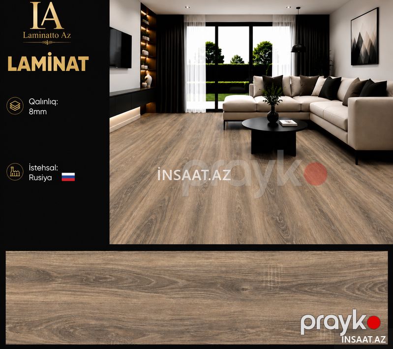 Laminat 8mm — Döşəmə örtükləri, Bakı (5)