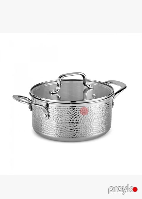 Qazan Uakeen NC76, paslanmayan polad, gümüşü, 32 sm, 10.5 L — Bakı